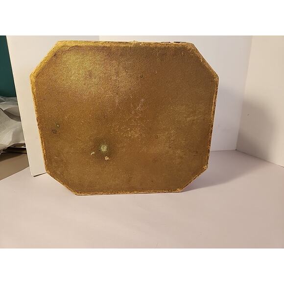 Art Deco Cardboard Powder BOX 3 Flowers Art Deco Richard Hudnut George Barbier - Picture 14 of 16